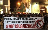 Kraków. Protestowali przeciw islamskim imigrantom [NOWE ZDJĘCIA, WIDEO]