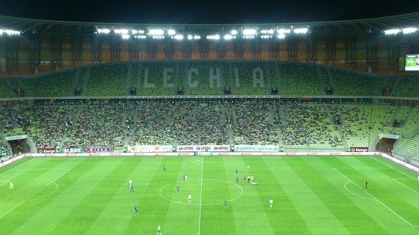 Trybuny na mecz Lechia - Podbeskidzie