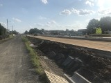 Trwa przebudowa ponad 5 km drogi DK 91 na odcinku Nowa Wieś - Zawada. Jest objazd. WIDEO i ZDJĘCIA