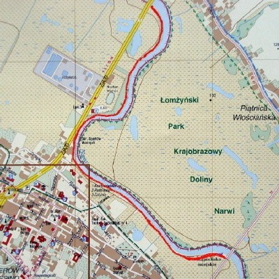 Zaznaczony na mapie ciąg bulwarów ma mieć 2,9 km długości. Ok. 800 m przebiega przez tereny prywatne, które znacznie zyskają na wartości, bo staną się atrakcyjne turystycznie.