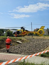 Poważny wypadek na DW894 w miejscowości Berezka. Są ranni, na miejscu lądował śmigłowiec LPR [ZDJĘCIA]