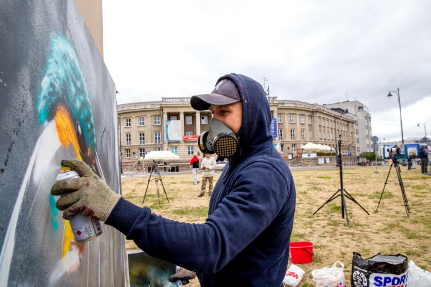 PlacArtowo na Placu NZS w Białymstoku. Street art przed...