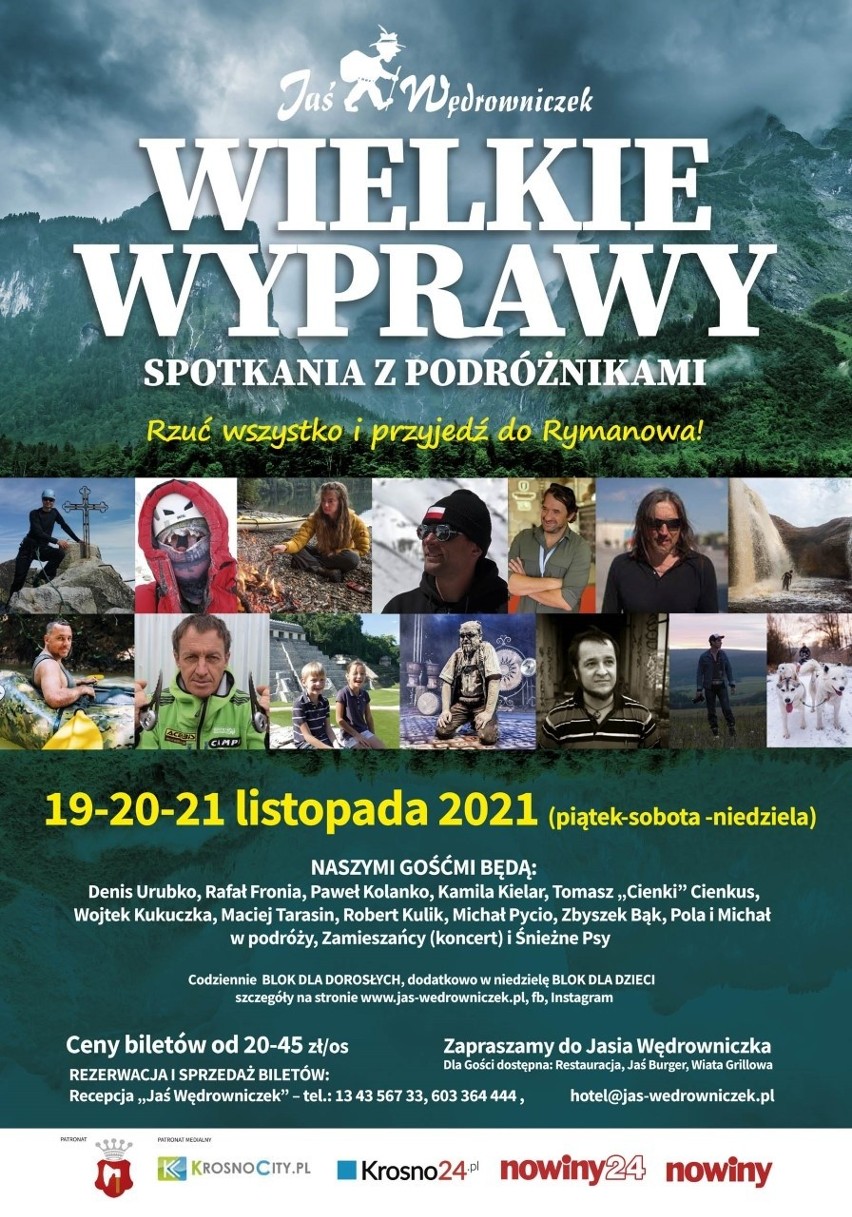 "Wielkie Wyprawy - Spotkania z Podróżnikami" w Rymanowie