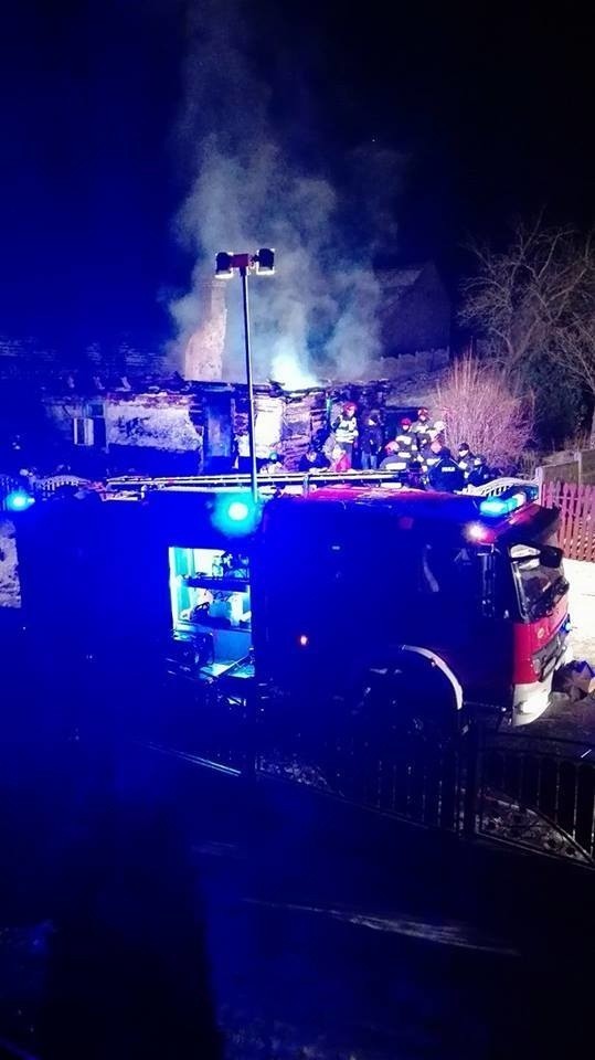 Pożar domu w Siedliszowicach. Nie żyje 66-letni mężczyzna
