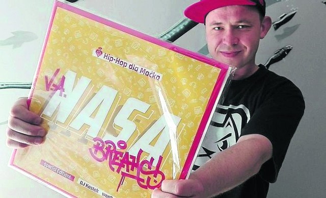 DJ Konkret i jedyny egzemplarz winyla ze składanką V.A. NASA Breaks! Wkrótce będzie można wziąć udział w jego licytacji.