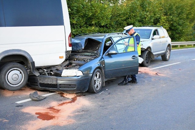 Do wypadku doszło wczoraj po godz. 17, w Siedleszczanach na drodze wojewódzkiej nr 985 relacji Tarnobrzeg - Dębica