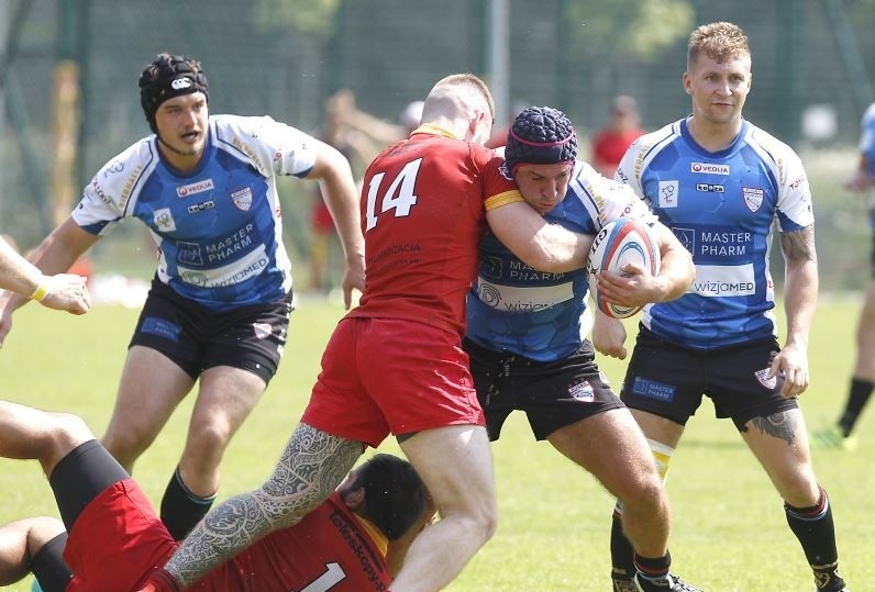 Ekstraliga rugby. Master Pharm Rugby Łódź pewnie pokonali Juvenię