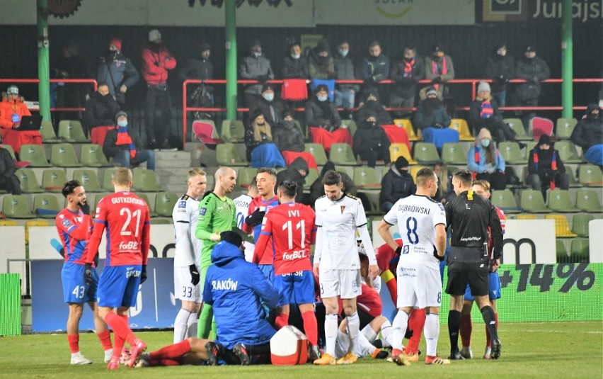 Raków Częstochowa - Pogoń Szczecin 0-1.