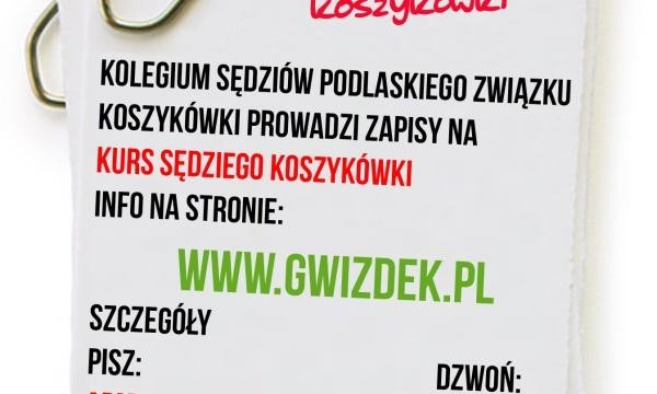 Zostań sędzią koszykówki