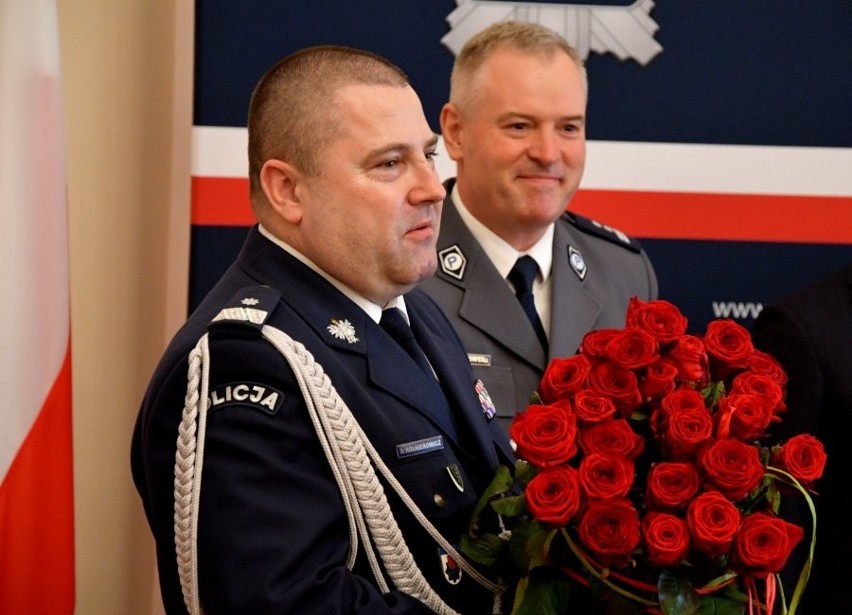 Insp. Robert Szewc nowym komendantem wojewódzkim policji. Zobacz zdjęcia z uroczystości