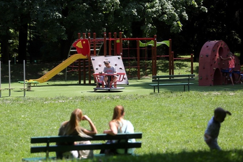 Park Bednarskiego to ulubione miejsce spacerów i rekreacji...