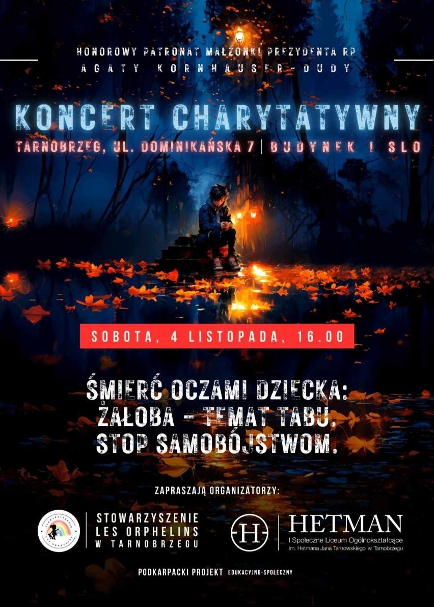 Koncert charytatywny uczniów społecznego liceum w Tarnobrzegu. Przyjdź 4 listopada do "Hetmana" i wesprzyj potrzebujące dzieci