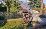 Groźny wypadek w Palczewie w powiecie radziejowskim. Dwie osoby trafiły do szpitala
