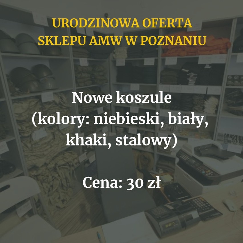 Pierwsze urodziny sklepu Agencji Mienia Wojskowego w...