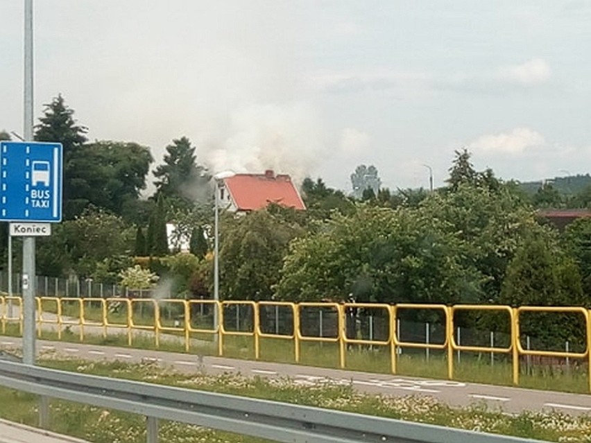 Białystok. Pożar świetlicy w ogrodzie działkowym