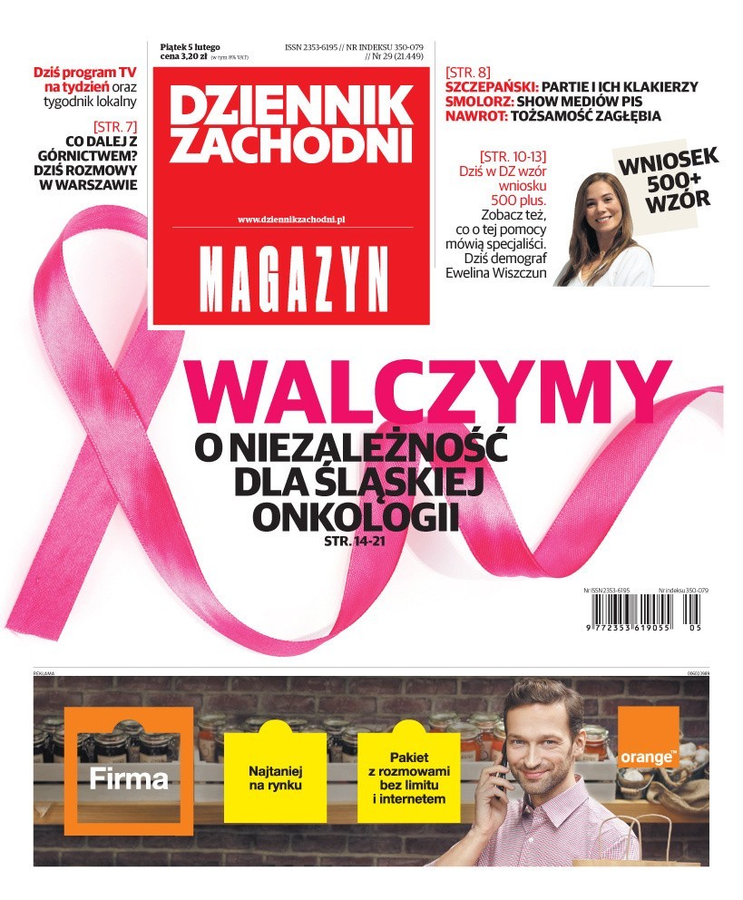 Zobacz, alternatywne okładki piątkowego wydania "Dziennika Zachodniego" 5.02.2016