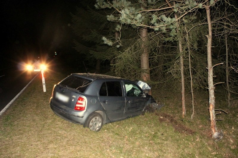 Wypadek wydarzył się na trasie między Rosnowem a Wyszewem...