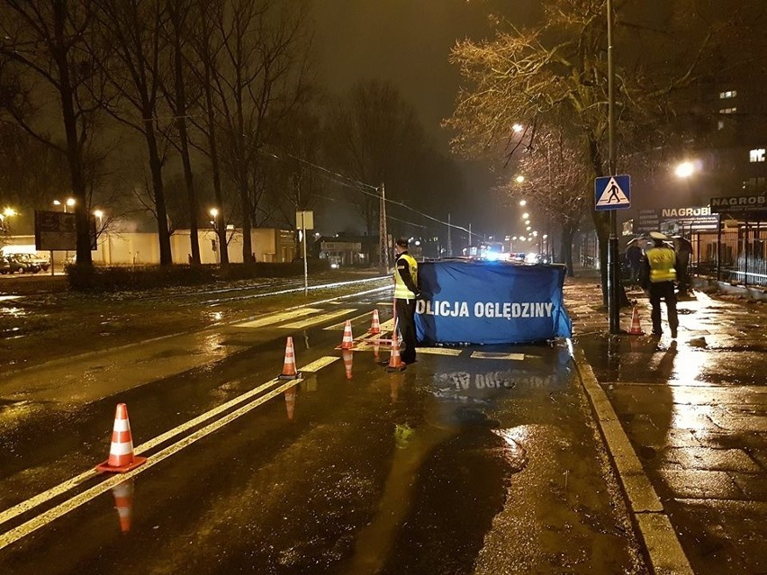 Śmiertelne potrącenie na pasach na Srebrzyńskiej w Łodzi