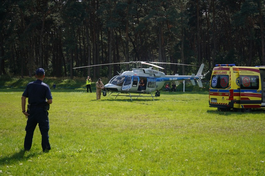 Śmigłowiec policyjny przyleciał po serce do Włocławka