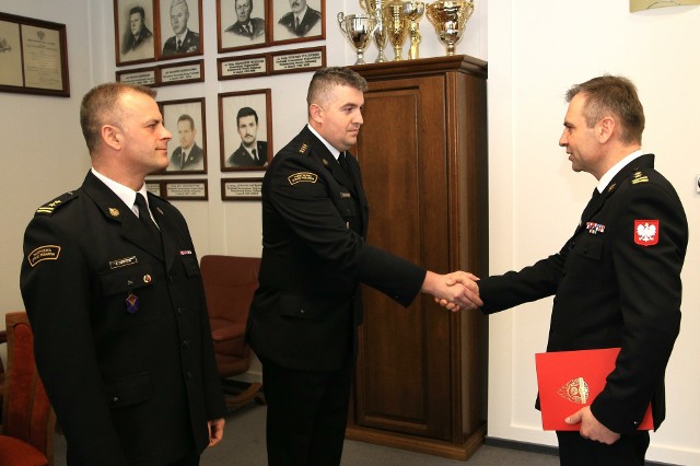 Powierzenie obowiązków komendanta miejskiego Państwowej Straży Pożarnej w Łomży.