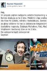 Koniec audycji Szymona Majewskiego w radiu ESKA!