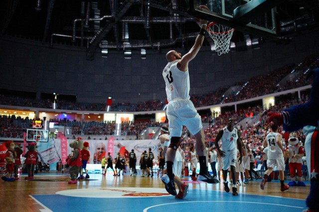 Mecz Gortat Team vs Wojsko Polskie w Tauron Arenie Kraków w 2015 rokufot. michal gaciarz / polska press gazeta krakowska