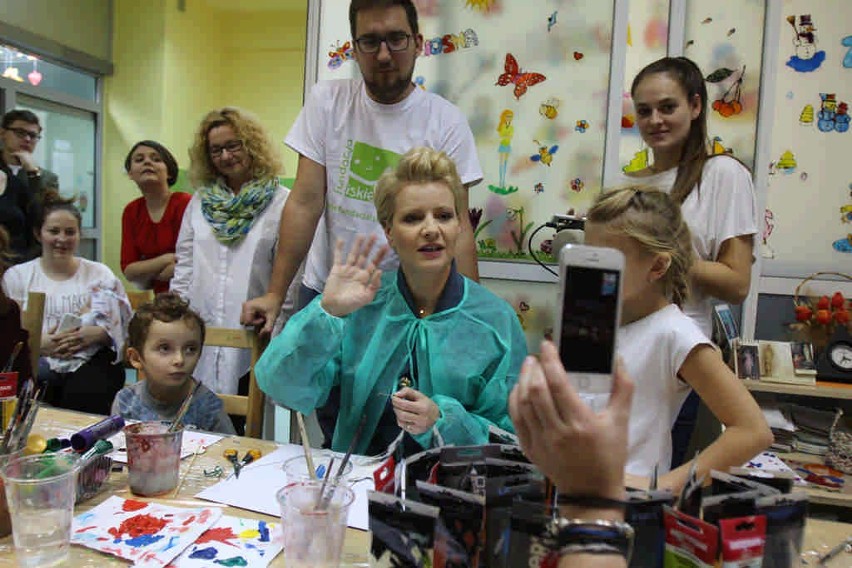 Małgorzata Kożuchowska w Górnośląskim Centrum Zdrowia...