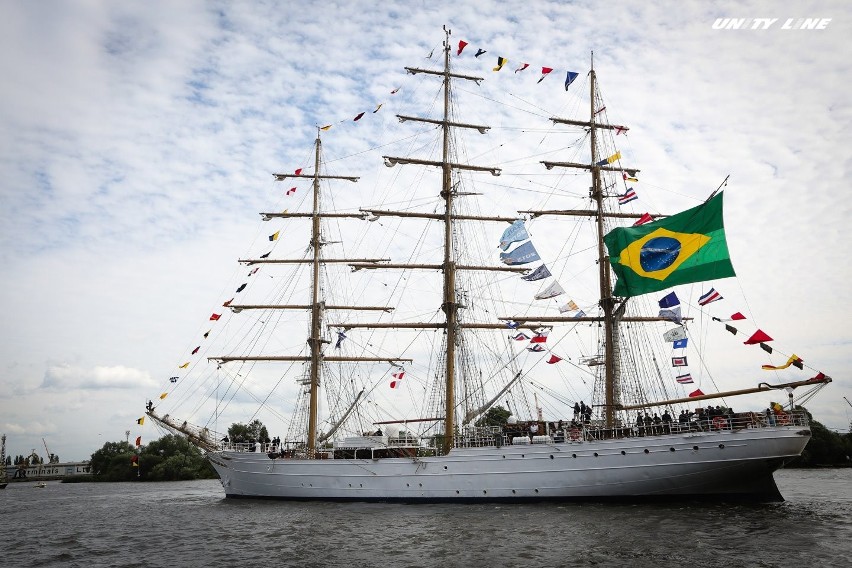 The Tall Ships Races 2017: Cisne Branco z Brazylii zacumował w Szczecinie [zdjęcia, wideo]