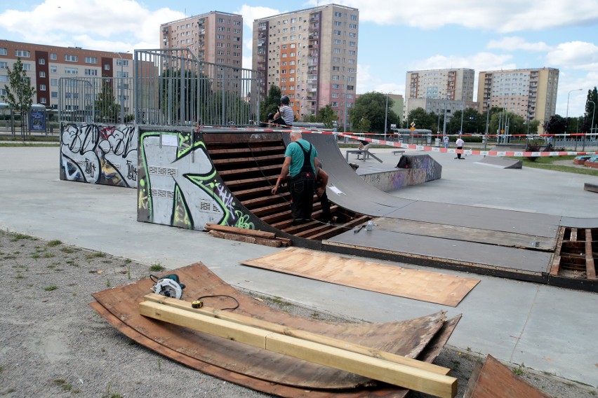 Skatepark przy Netto Arenie w remoncie. Usterki zagrażały bezpieczeństwu!