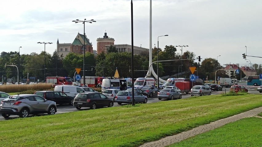 W sobotę na rondzie im. Dmowskiego w Lublinie doszło do...