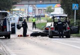 Wypadek w Policach. Motocyklista zderzył się z hondą