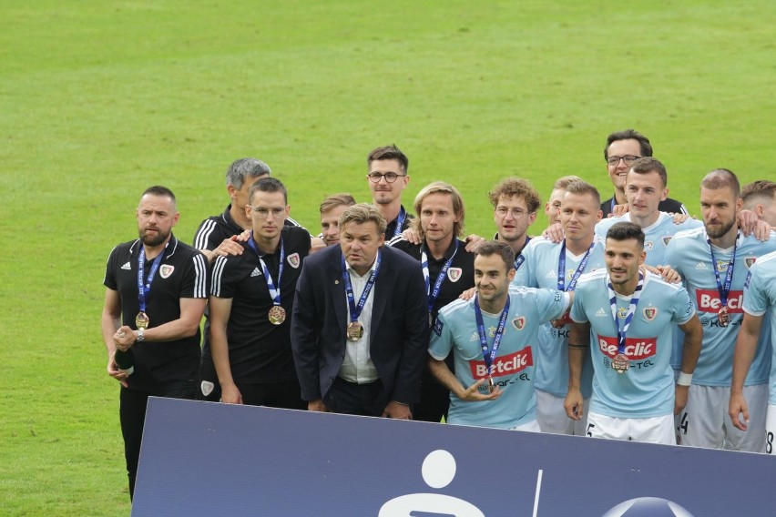 Piast Gliwice uzupełnił swoją kolekcję medali o brązowe...