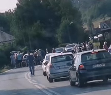 Tragiczny wypadek w Borku Starym. W wyniku zderzenia audi z hyundaiem zginęły dwie osoby