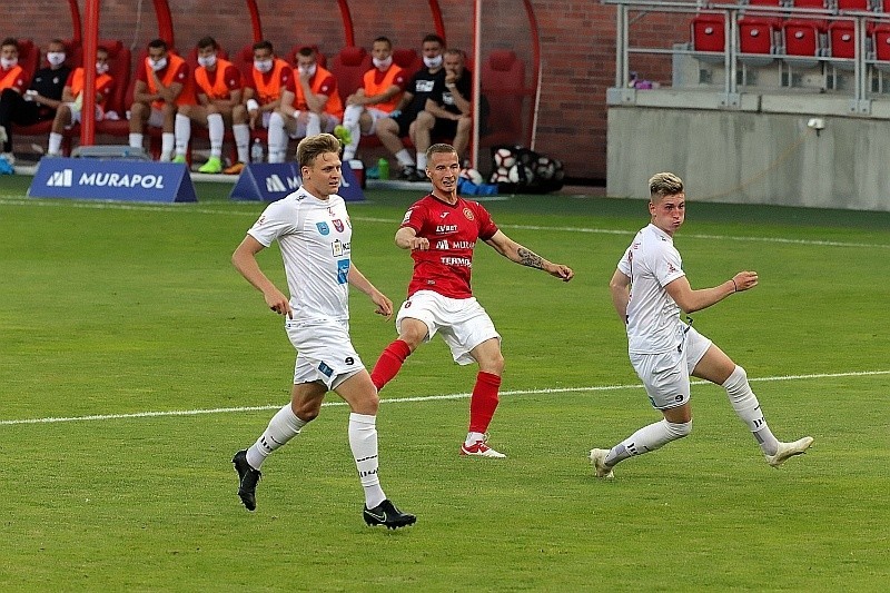 Gole dla Widzewa zdobył Adam Radwański