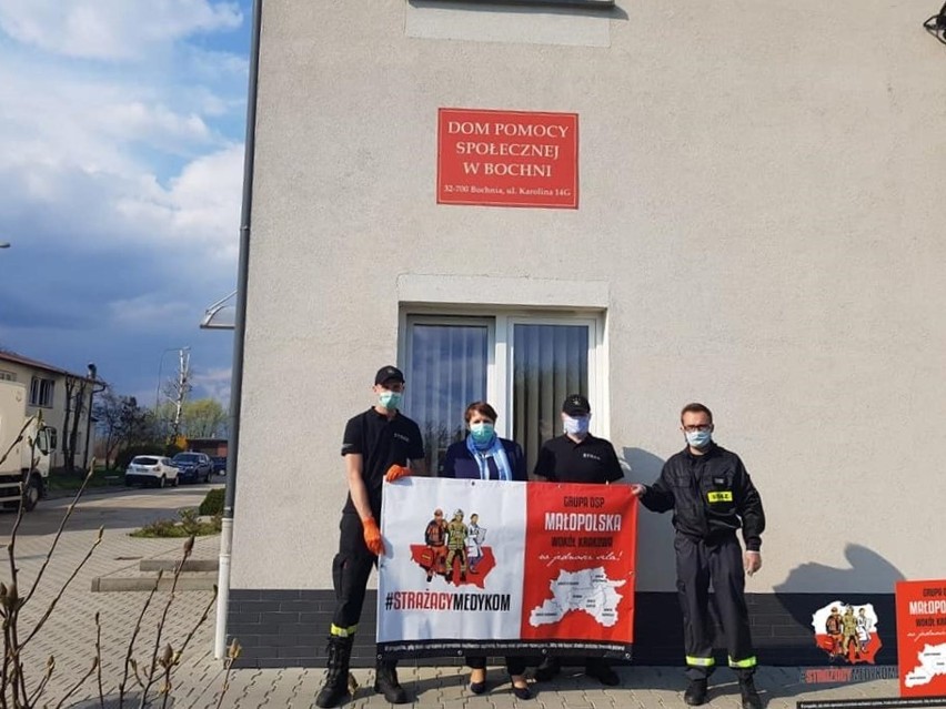 Strażacy z podkrakowskich gmin pospieszyli z ratunkiem dla Domu Pomocy Społecznej w Bochni