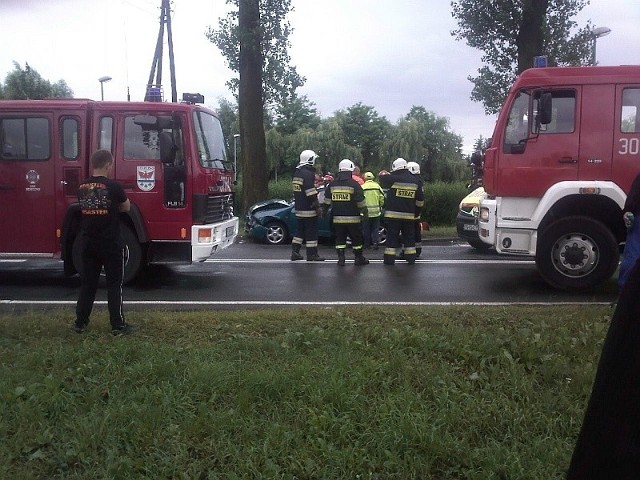 Zderzenie pojazdów pomiędzy Gorzowem a Deszcznem