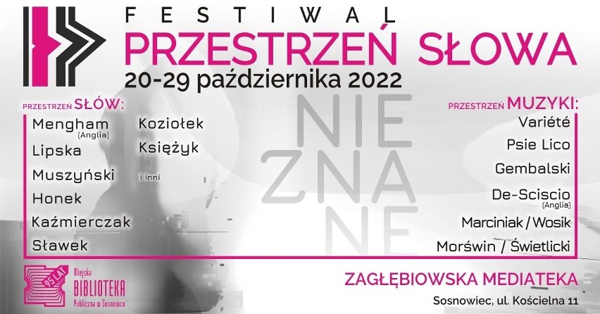 Festiwal Przestrzeń Słowa w Zagłębiowskiej Mediatece