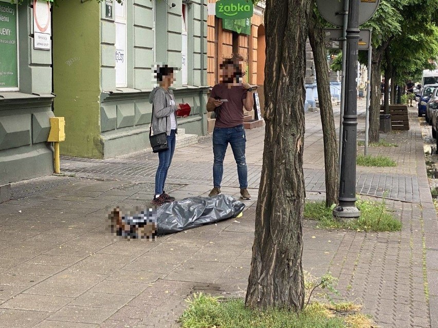 Śmierć na Piłsudskiego w Radomiu.