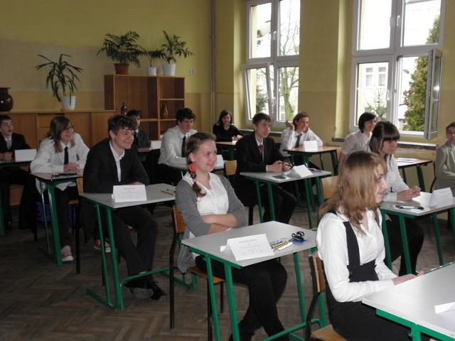 Uczniowie Gimnazjum nr 1 w Brodnicy - do testów podeszli z uśmiechem