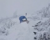 Babia Góra. Turysta zgubił drogę w śniegu. W tym rejonie leży nawet 70 cm białego puchu 
