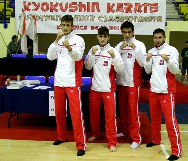 Reprezentacja Broku podczas zawodów w Katowicach.
