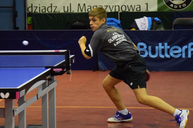 Młody Samuel Kulczycki z ASTS Olimpii-Unii Grudiządz będzie jednym z głównych kandydatów do medali mistrzostw Polski juniorów