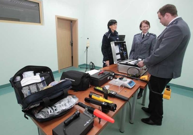 Odprawie towarzyszyła prezentacja nowoczesnego sprzętu wykorzystywanego przez kieleckich policjantów.