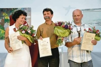 W tym roku statuetkami "Halna" nagrodzono (od prawej): Stanisława Stocha, Jerzego Jędrysiaka i Annę Schumacher Fot. Bożena Gąsienica