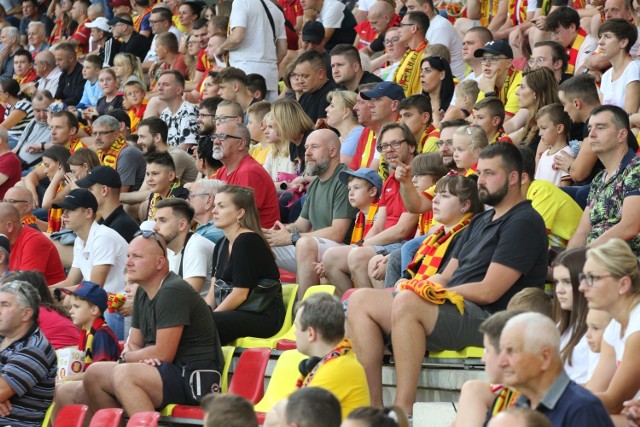 Kibice na meczu Korona Kielce - Śląsk Wrocław