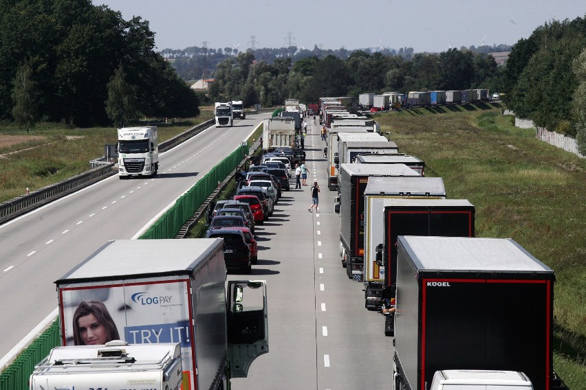 A1 na odcinku Swarożyn - Nowe Marzy