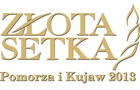 Złota Setka Pomorza i Kujaw 2013. Czekamy na zgłoszenia tylko do końca kwietnia  Logo Złotej Setki Pomorza i Kujaw 2013.