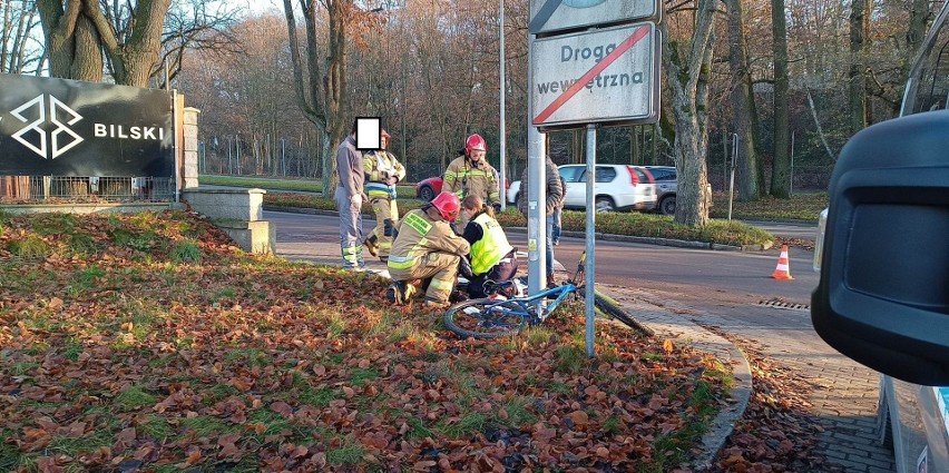 Potrącenie na ul. Madalińskiego. Rowerzysta trafił na...