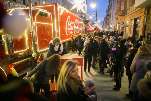Trasa świątecznej ciężarówki Coca Coli