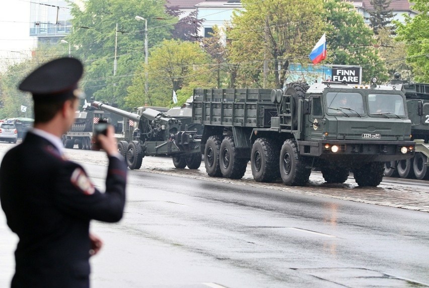 Parada sił rosyjskich w Królewcu w roku 2012